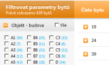 Vyhledávání bytů
